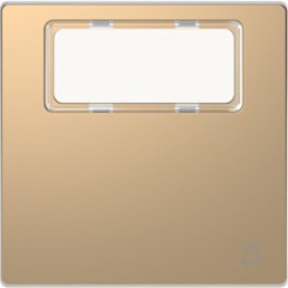 MTN3365-6051 D-life клавиша 1-ная, пол. для надп., звонок, шампань Merten