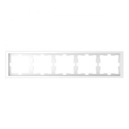 MTN4050-6535 Рамка D-Life Белый лотос 5-постовая Merten