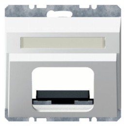 11537009 Центральная панель для системы кабельной связи AMP-ACO и Siemens SML цвет: полярная белизна, с блеском K.1 Berker