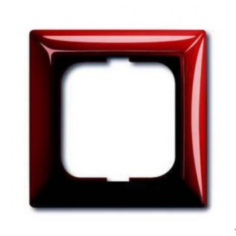 1725-0-1516 Рамка Basic 55 Foyer-red 1-постовая ABB