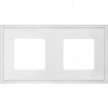 FD01602WH Рамка New Marco Белый 2-постовая Fede