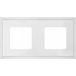 FD01602WH Рамка New Marco Белый 2-постовая Fede