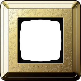 0211671 Рамка Classix Art Латунь 1-постовая Gira