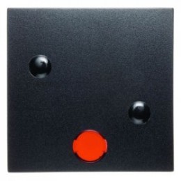 15721606 Прикручивающаяся клавиша в комплекте с 5 линзами цвет: антрацит, матовый B.1/B.3/B.7 Glas Berker