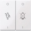MTN432625 Клавиша x2 с надписями для горничной Merten