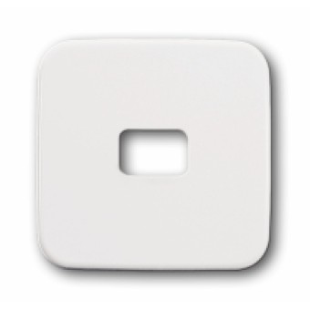 1731-0-1994 (2520-214-500), Клавиша для механизма 1-клавишного выключателя/переключателя/кнопки, с окном для символа, серия Reflex SI, цвет альпийский белый, ABB
