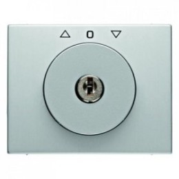 10797203 Центральная панель с замком к жалюзийному замочному выключателю цвет: алюминий, K.5 Berker