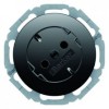 47272045 Штепсельная розетка SCHUKO 45°, черная, с блеском R.1/R.3 Berker