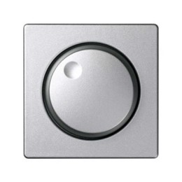 82054-93 Накладка на проходной поворотно-нажимной светорегулятор, S82 Detail алюминий Simon