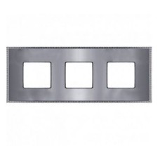 FD01433CBCB Рамка Belle Epoque Metal Bright chrome / Bright chrome 3-постовая гор/верт. Fede FD01433CBCB Рамка Belle Epoque Metal Bright chrome / Bright chrome 3-постовая гор/верт. Fede