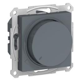 ATN000734 Atlasdesign Светорегулятор (диммер) поворотно-нажимной, 315Вт, мех., Грифель Schneider Electric