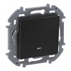 Выключатель одноклавишный с подсветкой/индикацией 10 AX - 250 В Антрацит Legrand INSPIRIA 673613