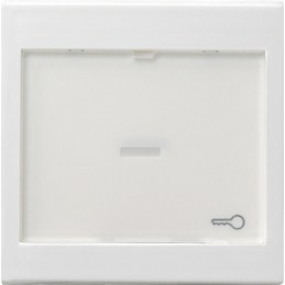 067603 Клавиша с полем для надписи 37*47 мм белый глянец Белый Gira