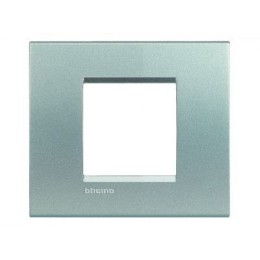 LNE4802TE Рамка LivingLight Air Алюминий 2-модульная Bticino