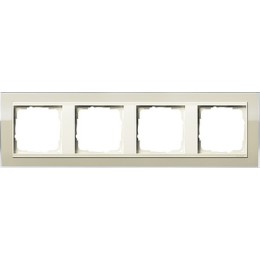 0214771 Рамка Event Clear Песочный / Кремовый 4-постовая Gira