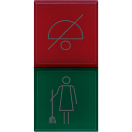 H4372V230H Axolute Индикатор со встроенными светодиодами с зеленым и красным рассеивателем "Не беспокоить/Уборка" Bticino