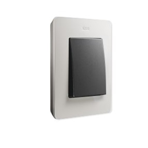 8200610-029 Рамка декоративная, 1 пост, Simon 82 Detail Original, белый-тростниковый сахар