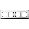 0214681 Рамка Classix Art Хром / Хром 4-постовая Gira