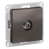 ATN000691 Atlasdesign TV Розетка оконечная 1DB, механизм, Мокко Schneider Electric