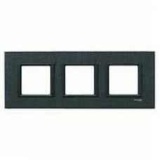 MGU68.006.7Z1 Рамка Unica Class Иберийский сланец 3-постовая Schneider Electric MGU68.006.7Z1 Рамка Unica Class Иберийский сланец 3-постовая Schneider Electric