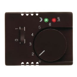 16720001 Центральная панель с регулирующей кнопкой, клавишей и линзами цвет: коричневый, с блеском Arsys Berker