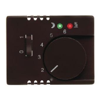 16720001 Центральная панель с регулирующей кнопкой, клавишей и линзами цвет: коричневый, с блеском Arsys Berker