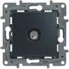 672663 Розетка TV - проходная - 14 дБ - 5-862 мГц - Etika - антрацит Legrand