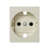 82041-51 Накладка с защитными шторками на розетку с заземлением, широкий модуль, S82C, слоновая кость Simon