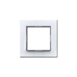 AC581GLWW Рамка A Creation Белое стекло 1-постовая Jung