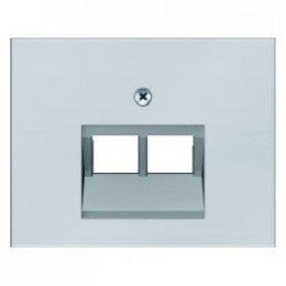 14097004 Центральная панель для UAE/E-DAT Design/Telekom розетка ISDN цвет: нержавеющая сталь K.5 Berker