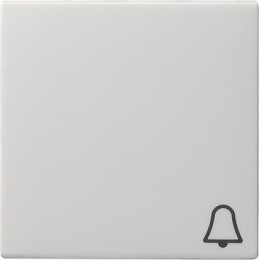 028627 Клавиша с символом "звонок" Белый Gira