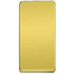 FD04311OB Клавиша для двухклавишных выключателей, цвет Bright Gold FEDE