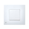 2700617-060 Накладка декоративная на рамку базовую, 1 пост, антибактериальная функция, Simon 27 Play, белый