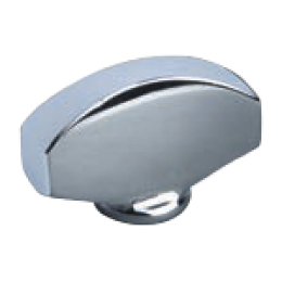 FD02315CB Поворотный выключатель "Овал", цвет Bright Chrome FEDE