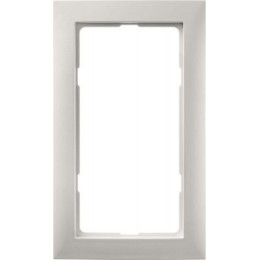 13099909 Рамка с большим вырезом S.1 Полярная белизна матовый 2-постовая Berker