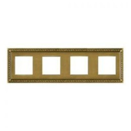 FD01234PB Рамка Sevilla Bright Patina 4-постовая Fede