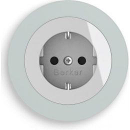 10112009 Рамка R.Classic Полярная белизна, стекло 1-постовая Berker