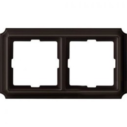 MTN4020-4715 Рамка Antik Коричневый 2-постовая Merten