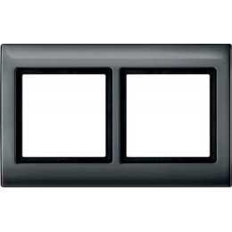 MTN400214 Рамка Aquadesign Антрацит 2-постовая Merten