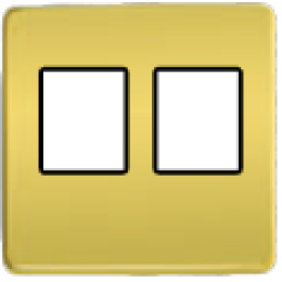 FD04318OB-M Монтажная плата для 2-х инф. разъемов RJ-45 черный, цвет Bright Gold FEDE