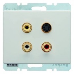 3315320069 BMO CINCH/S-VIDEO AS цвет: полярная белезна Berker