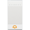 N4915DN LivingLight Клавиша Звонок, размер 1 модуль Bticino