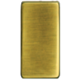 FD04311PB Клавиша для двухклавишных выключателей, цвет Bright Patina FEDE