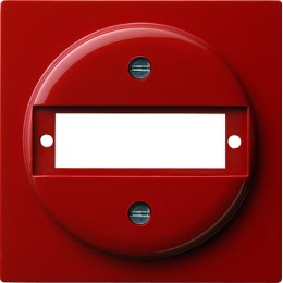 027843 Накладка для штепсельных разъемов D-subminiature Красный Gira S-color