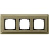 0213661 Рамка Classix Art Бронза 3-постовая Gira