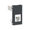 NU349154 Розетка телефонная, RJ12, одиночная, 1 Модуль, Антрацит Schneider Electric