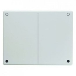 17650069 Кнопка для универсального нажимного диммера двойного включения цвет: полярная белизна, с блеском Arsys Berker