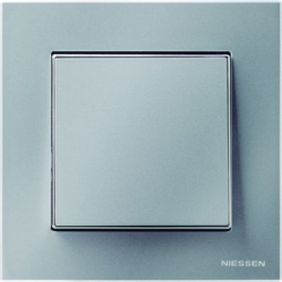 8571 PL Рамка Sky Серебристый алюминий 1-постовая ABB