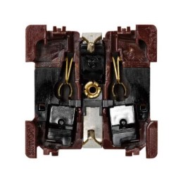 75464-69 Розетка двухполюсная с заземлением, 16А 250В, безвинтовой зажим, S82С Simon