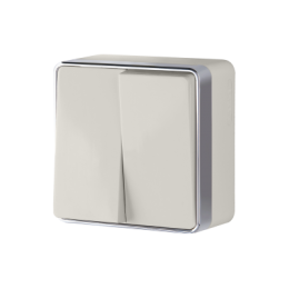 WL15-03-01 Выключатель  двухклавишный  Gallant (слоновая кость) Gallant Werkel a036776